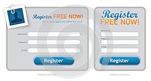 Clean Registration Form