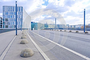 Detail and close up Clean road in Berin