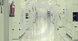 Clean room manufacturing of silicon wafers for the semiconductors industry