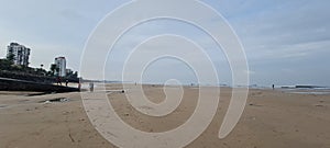 Clean sand and empty deserted Beach