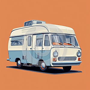 Clean And Simple Rv Ad Posters In Cinquecento Style