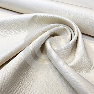 White Leather Texture or Background to Design