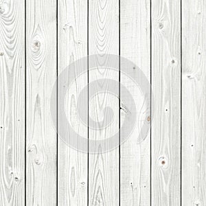White Wood Wall Texture and Background