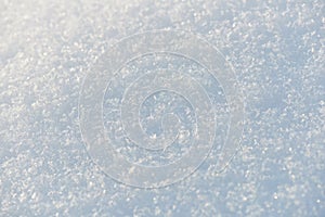 Clean Snow - white snow background