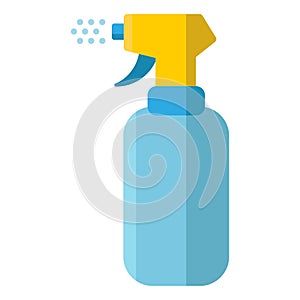 Clean spray flat clipart vector illustration