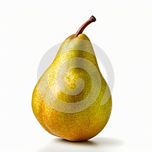 Clean And Streamlined Pear Image On White Background