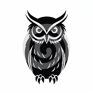 Clean And Stylish Owl Symbol Design For Website And Mobile