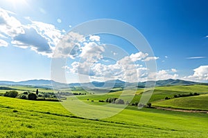 Beautiful clean landscape