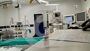 Clean surgery operating room in new hospital