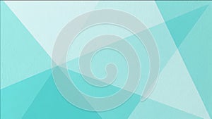 Teal Low Poly Faceted Geometric Abstract Background