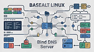 BaseALT Linux Bind Server Infographic