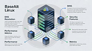 BaseALT Linux Bind Server Infographic