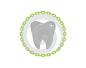 Clean teeth in the circle stirrup teeth