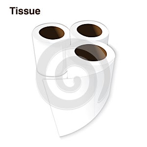 Clean Tissue 3d illustration design vector