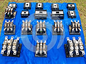 Clean up magnetic contactor