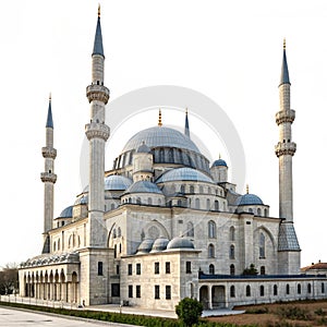 Mosque vector graphic isolated on white background
