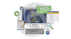 Software Development Illustration