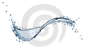 Clean Water Curvy Splash
