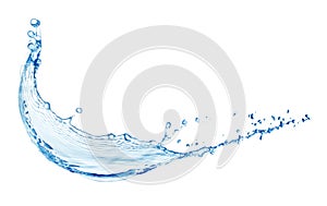 Water splash isolated