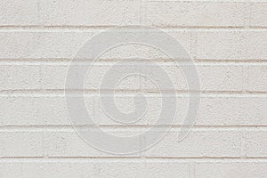 Clean white brick wall backdrop background texture