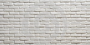 White brick wall may used as background