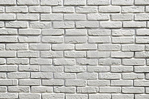 White brick wall may used as background