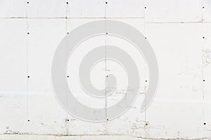 Clean white concrete wall