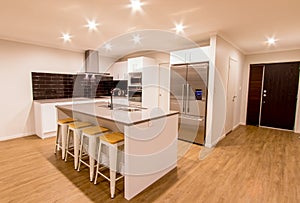 Clean White Modern Kitchen