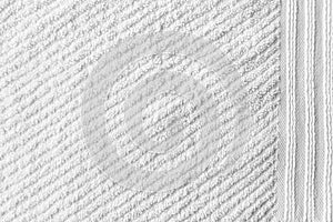 Clean white towel texture and seamless background