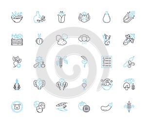 Clean workout linear icons set. Hygiene, Disinfect, Freshness, Sanitize, Tidy, Sterile, Wellness line vector and concept