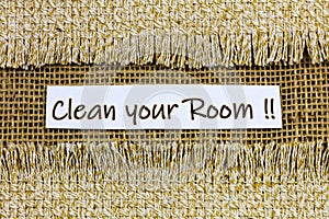 Clean your room home interior business office workplace space