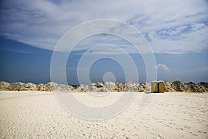 Cleaned & Piled Sand in Reserve, Gulf Coast