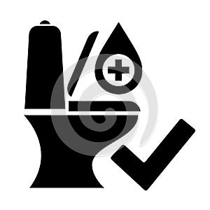 Cleaned wc vector icon