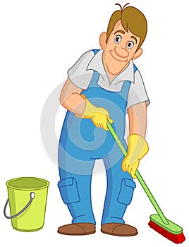 Cleaner man