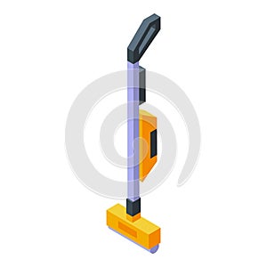 Cleaner mop icon isometric vector. Cleaning floor