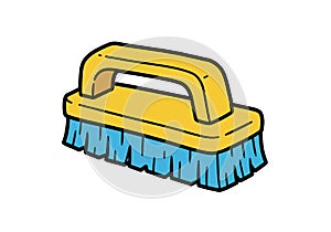 Cleaning brush clipart
