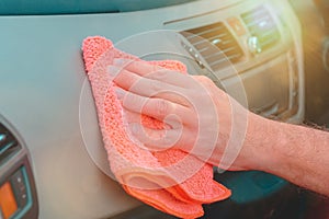 Cleaning car interior