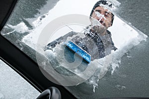 Cleaning Car From Snow