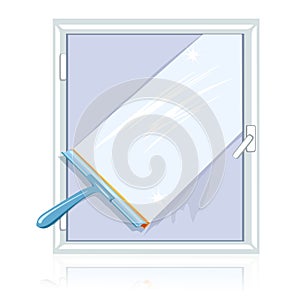 Cleaning dirty window