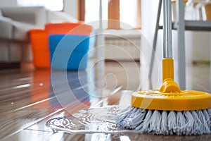 cleaning the house concept, cleaning company