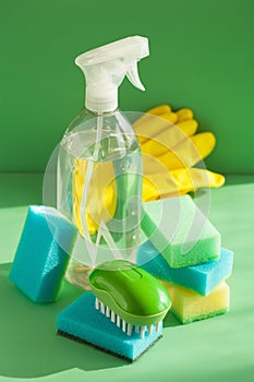 Cleaning items household spray brush sponge glove
