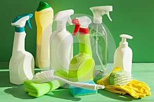 Cleaning items household spray brush sponge glove