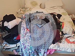 Cleaning my wardrobe what a mess!