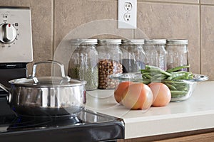 Cleaning and nead modern kitchen