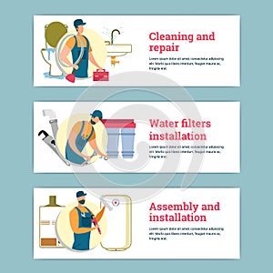 Cleaning Repair Service Water Filter Installation