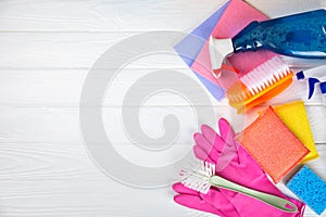 Cleaning service concept.