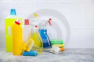 Cleaning service concept.