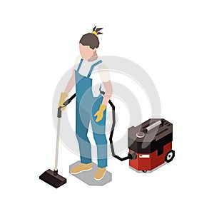 Cleaning Service Worker