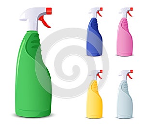 Cleaning spray bottle photo