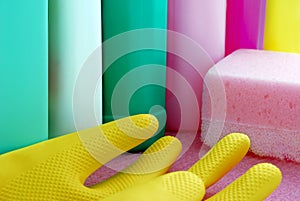 Cleaning supplies color